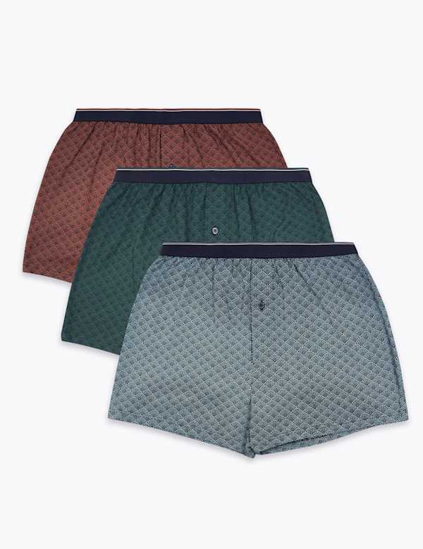 3 Pack Cotton Cool & Fresh™ Boxers