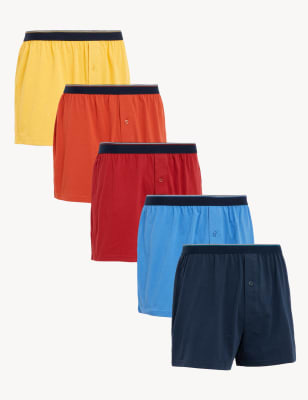 Hanes men's knit boxer shorts with comfortsoft waistband hot sale 5pk