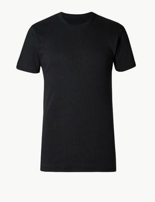 Thermal Cotton Blend Short Sleeve Vest | M&S Collection | M&S