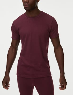 

Mens M&S Collection Heatgen™ Medium Thermal Short Sleeve Top - Berry, Berry