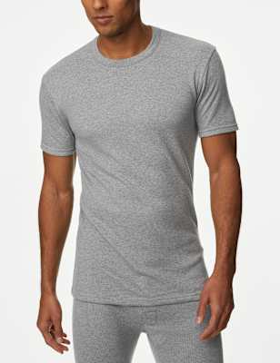  Maillot de corps en coton à chaleur moyenne - Grey