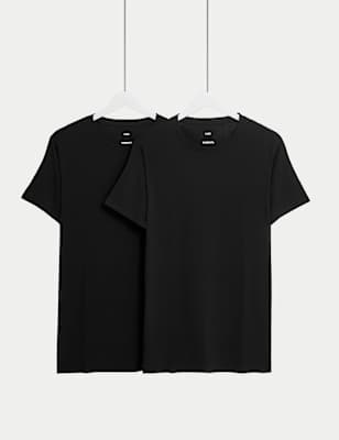  Lot de 2 maillots de corps à chaleur légère - Black