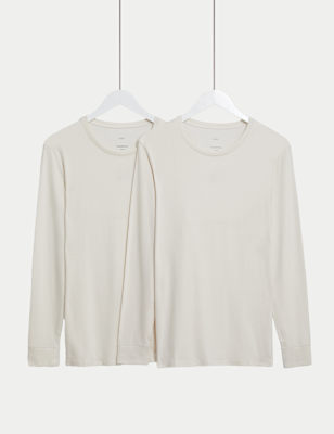 2pk Heatgen™ Light Thermal Long Sleeve Top, M&S Collection