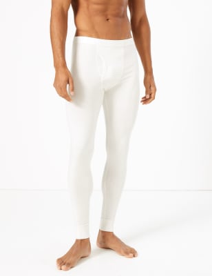 TESCO THERMAL LONG JOHNS WHITE SIZE XL OR WAIST 102-107cm OR 40-42” £4.00 -  PicClick UK