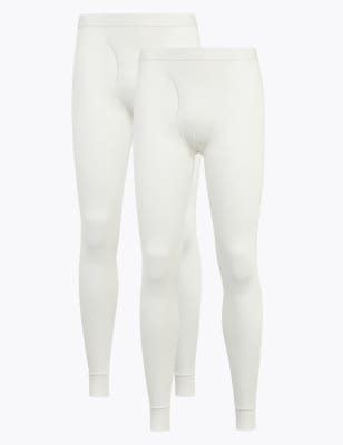 Dunnes Stores  White Thermal Long Pants