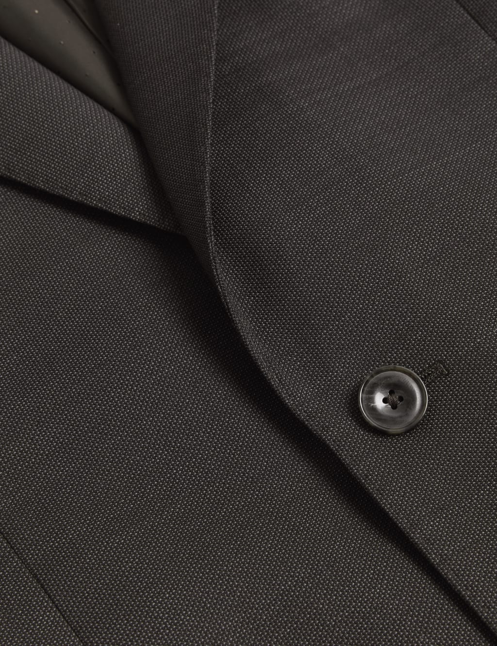 Tailored Fit Pure Wool Textured Suit Jacket image 7