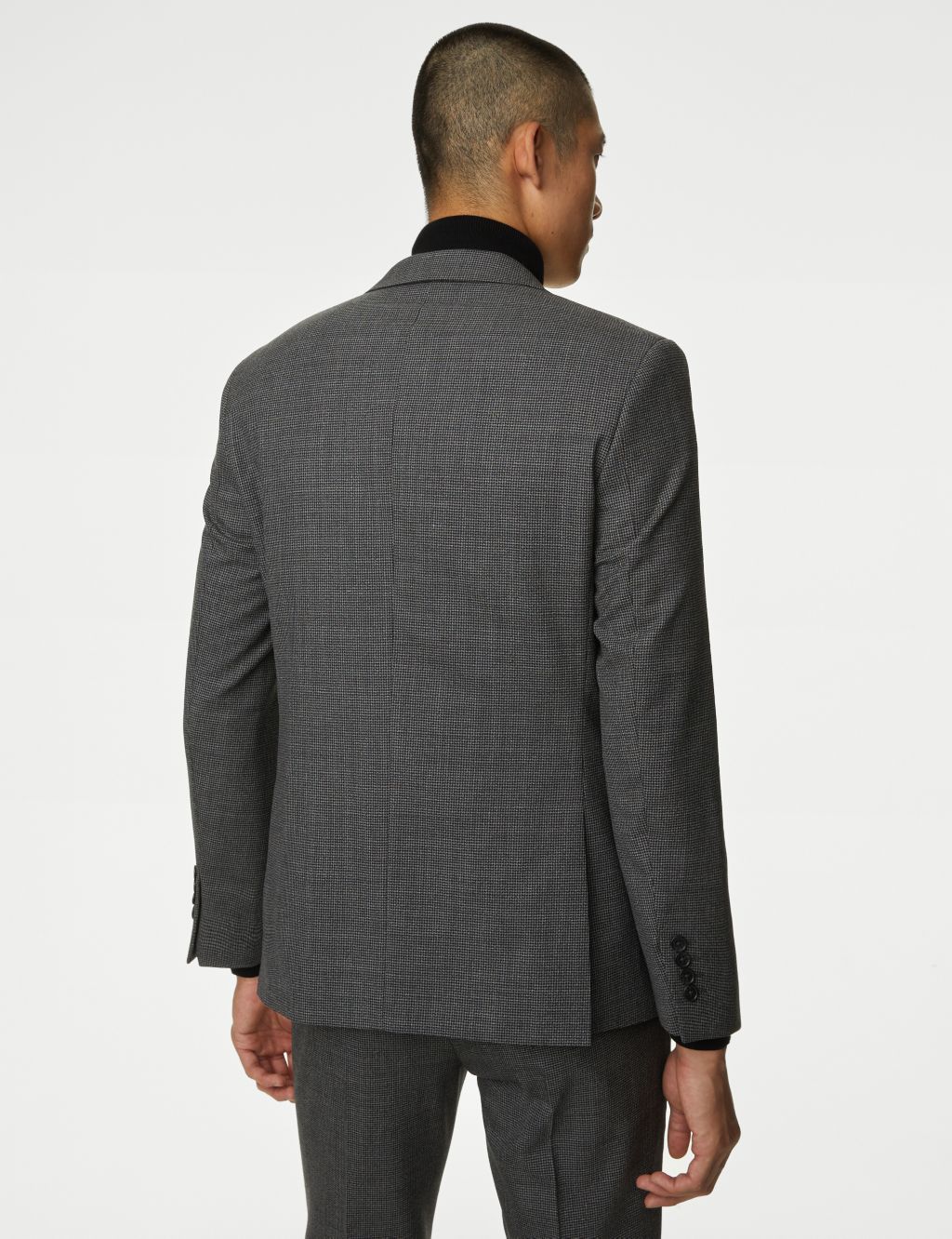 Tailored Fit Wool Blend Suit Jacket image 5