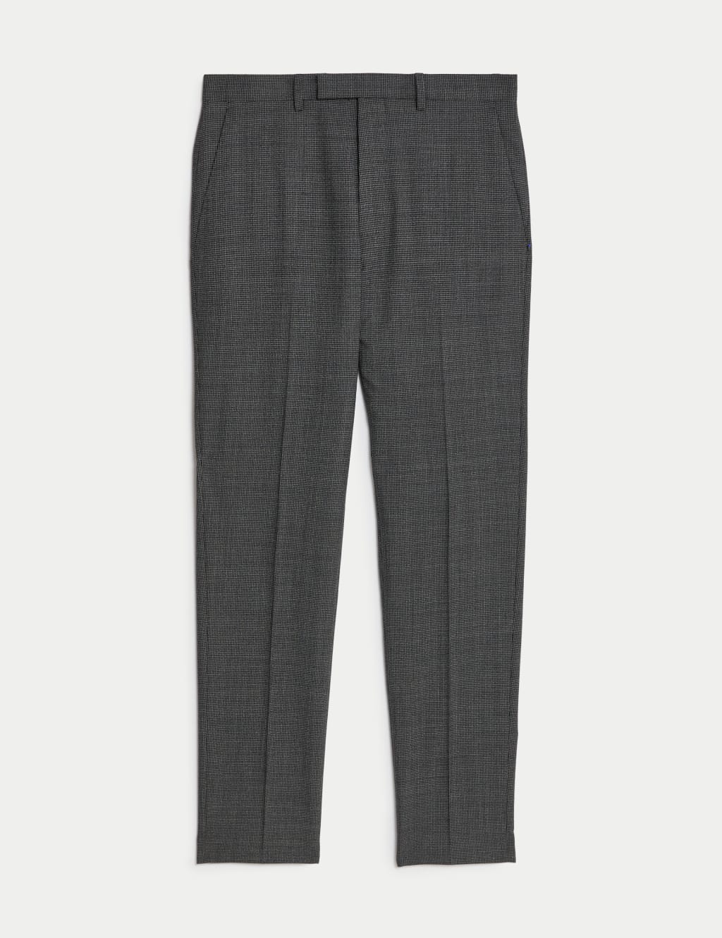 Tailored Fit Pure Wool Puppytooth Trousers image 2