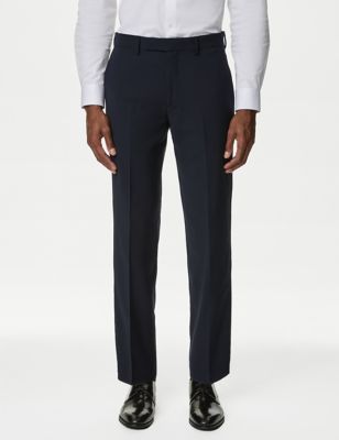 

Mens Autograph Tailored Fit Performance Trousers - Navy, Navy