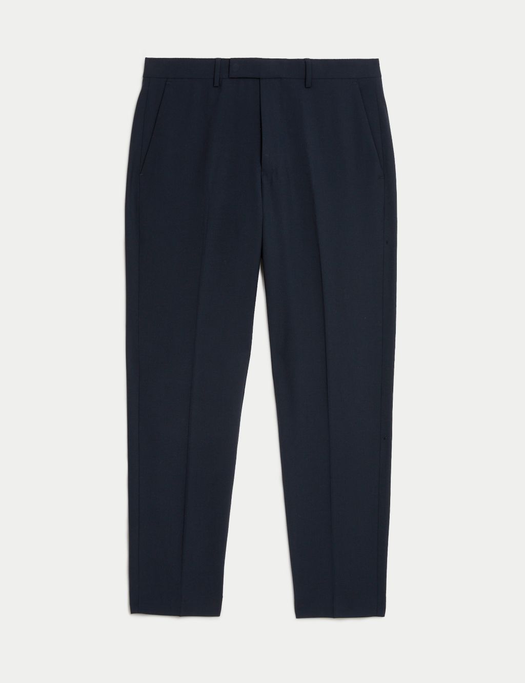 Tailored Fit Wool Blend Trousers