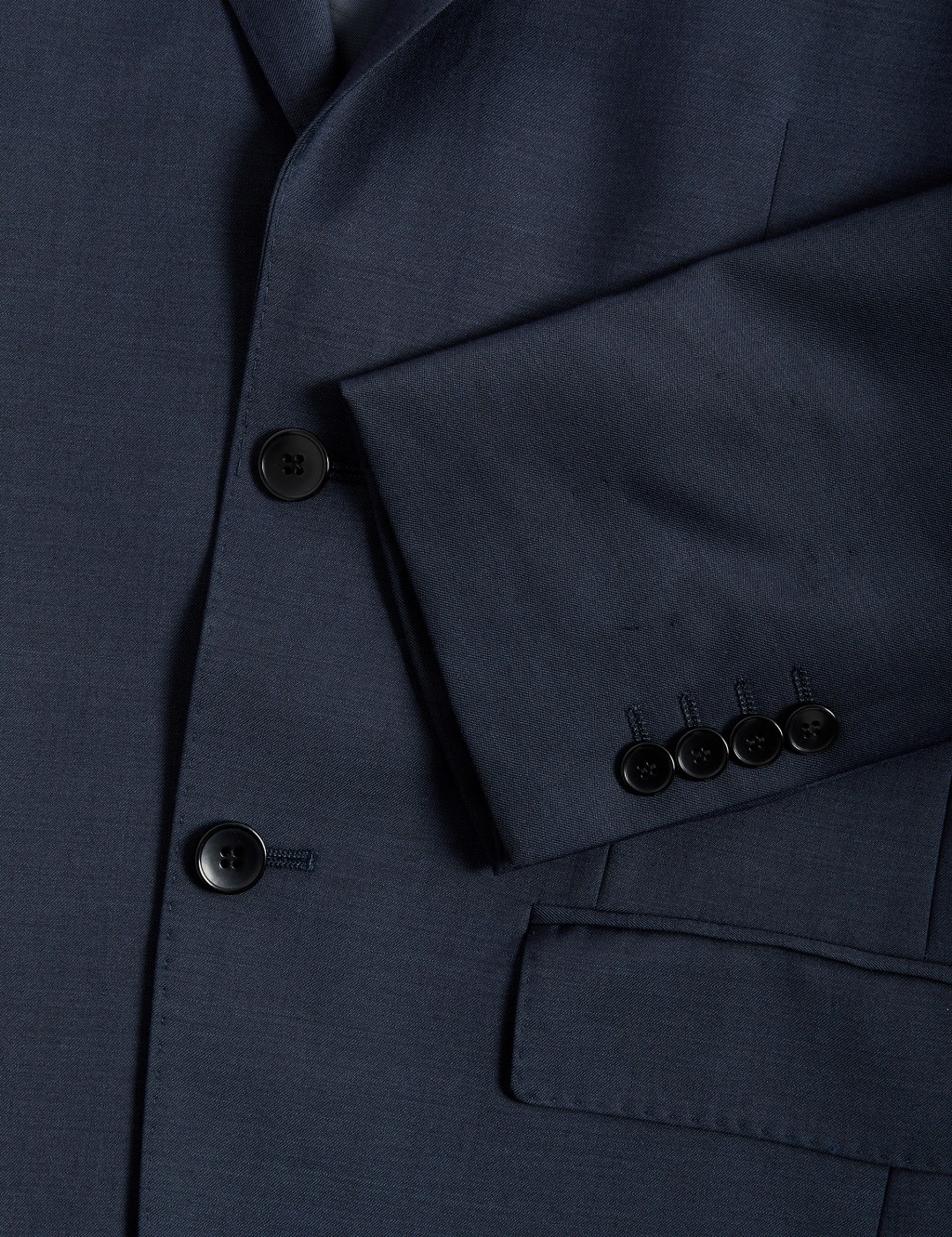 Tailored Fit Pure Wool Twill Suit Jacket image 3