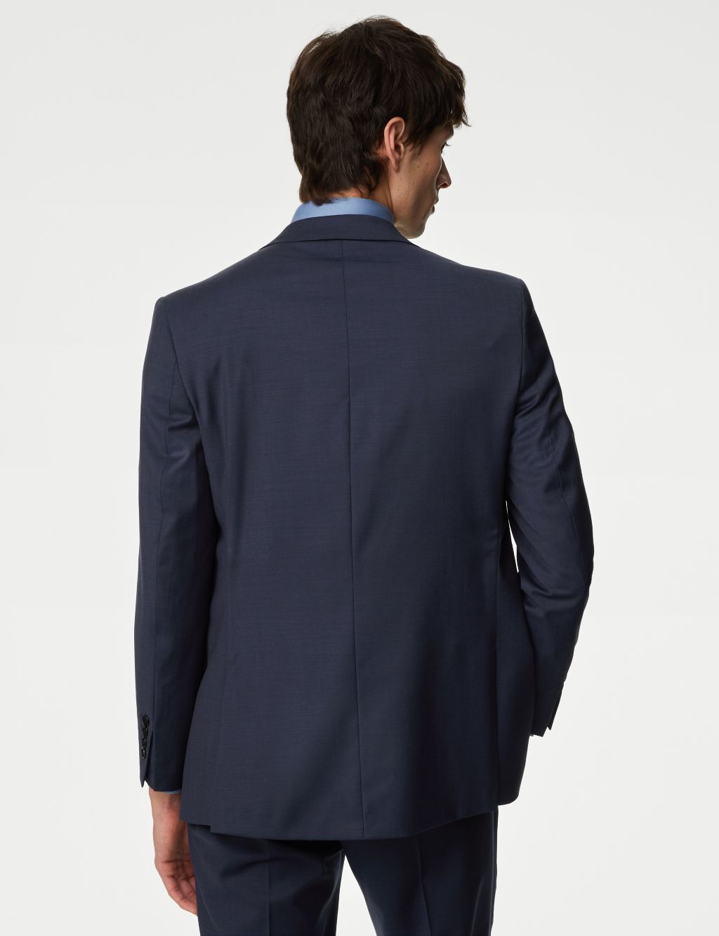 Tailored Fit Pure Wool Twill Suit Jacket image 6