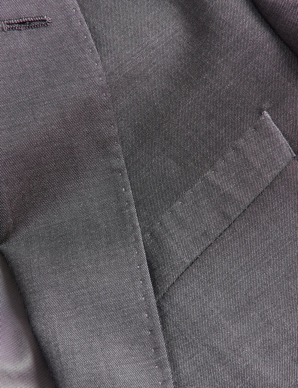 Tailored Fit Pure Wool Twill Suit Jacket image 8