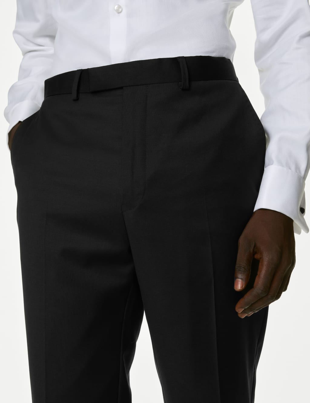 Men’s Smart Black Trousers M&S