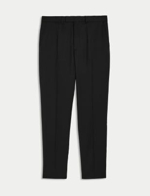 Tailored Fit Pure Wool Suit Trousers