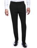 Pure Wool Slim Fit Flat Front Trousers