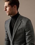Tailored Fit Wool Rich Check Jacket
