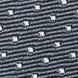 Pin Dot Pure Silk Tie - silver