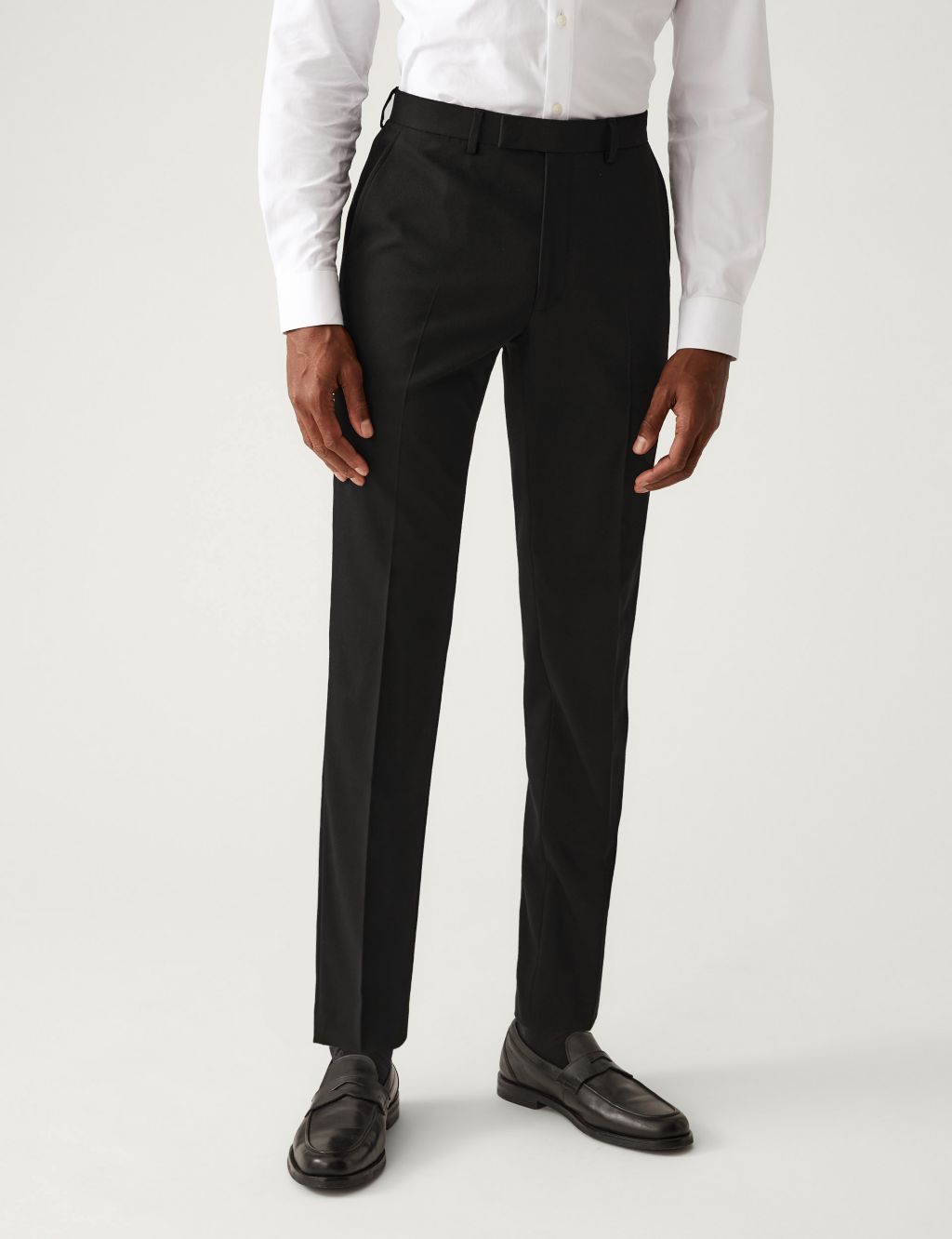 Skinny Fit Stretch Suit Trousers image 3