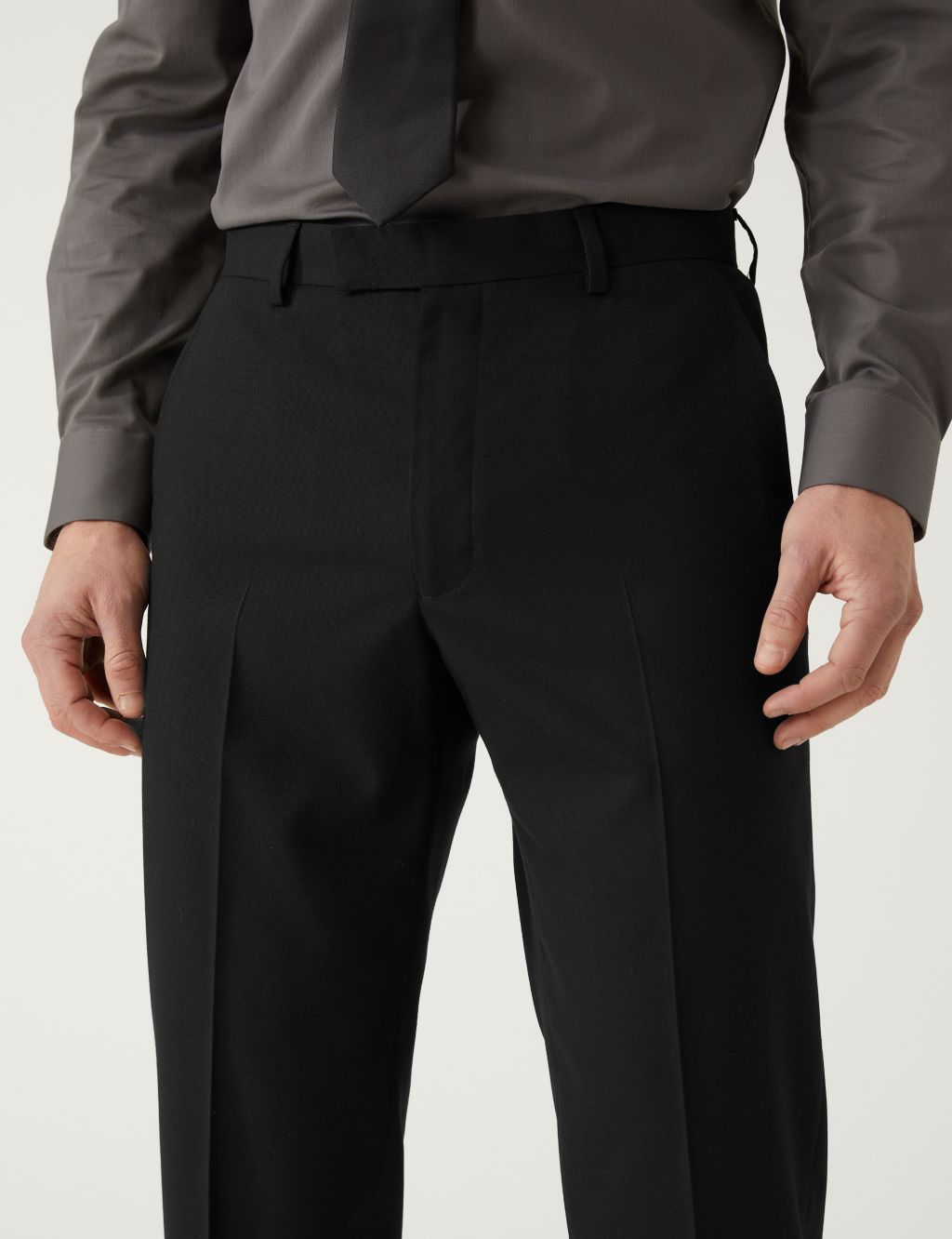 Regular Fit Suit Trousers image 3