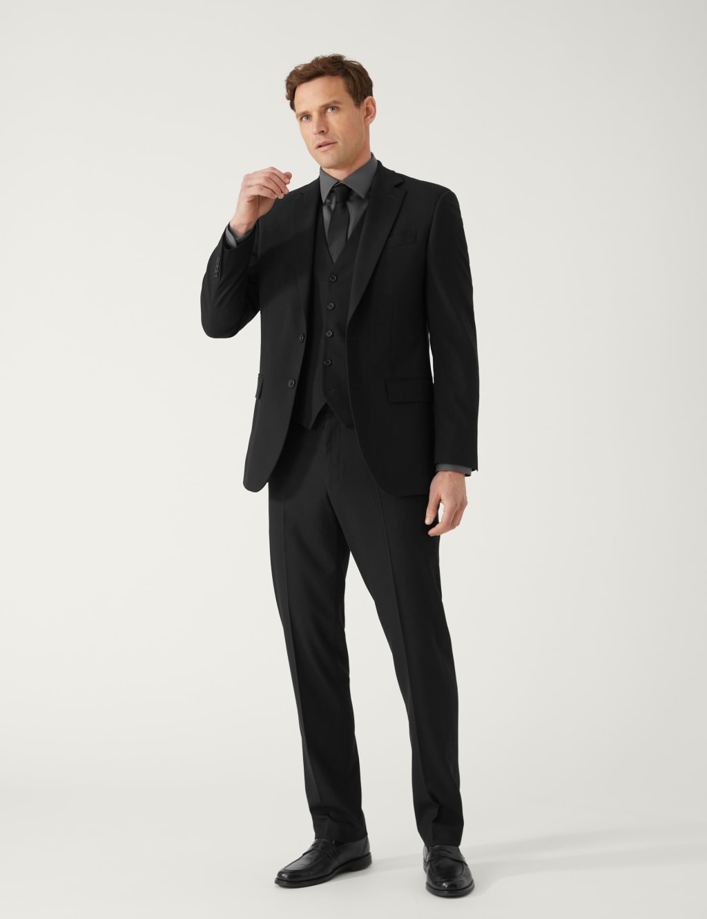 Regular Fit Suit Trousers image 5