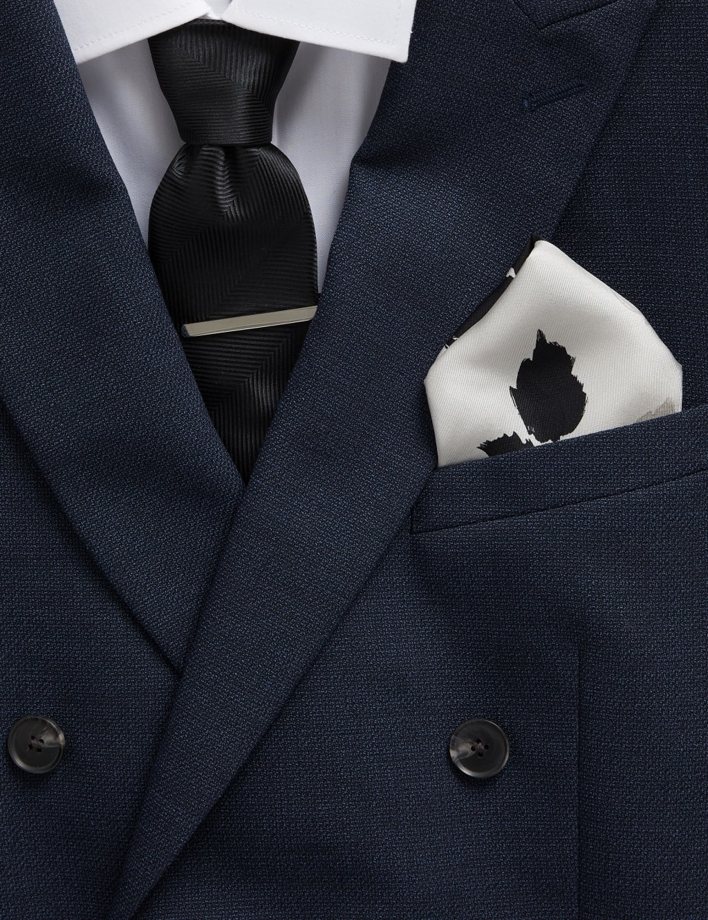 Printed Tie, Pocket Square & Pin Set image 2