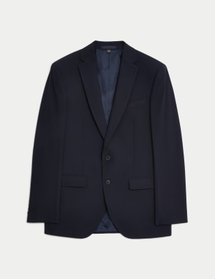 

Mens M&S Collection Slim Fit Suit Jacket - Navy, Navy