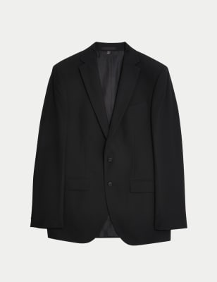 

Mens M&S Collection Slim Fit Suit Jacket - Black, Black