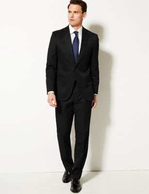 Black Regular Fit Suit Jacket - ES