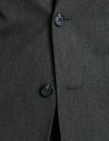 Grey Regular Fit Jacket