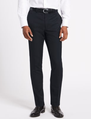 Mens Formal Trousers | Slim & Tailored Fit Trousers | M&S