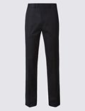 Navy Skinny Fit Trousers