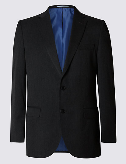 Charcoal Regular Fit Suit Jacket
