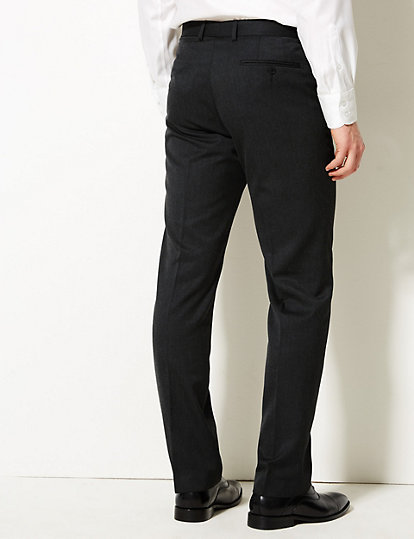 Charcoal Regular Fit Trousers