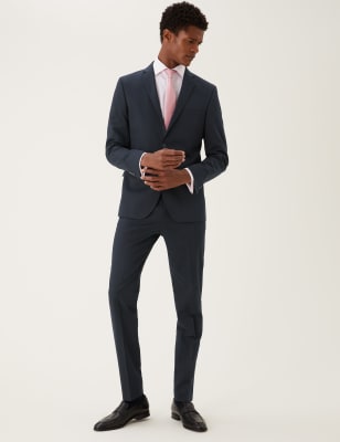 

Mens M&S Collection Skinny Fit Jacket - Navy, Navy