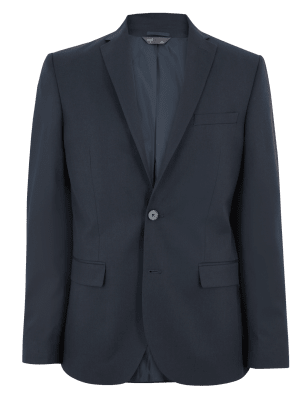 

Mens M&S Collection Skinny Fit Jacket - Navy, Navy