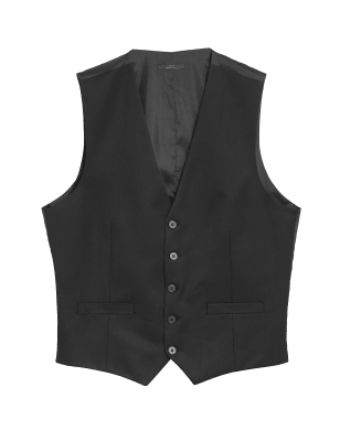 

M&S Collection Chaleco de ajuste estándarMens - Black, Black