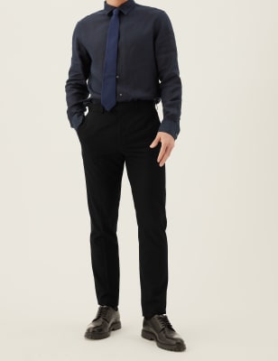 

M&S Collection Pantalón ajustadoMens - Black, Black