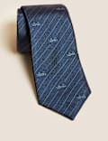 Three Lions Tonal Pure Silk Tie