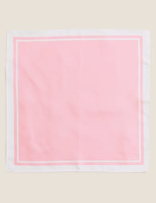 

Mens M&S Collection Taschentuch aus reiner Seide - Rosa Blass, Rosa Blass