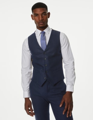 Wool Rich Donegal Waistcoat | M&S MY