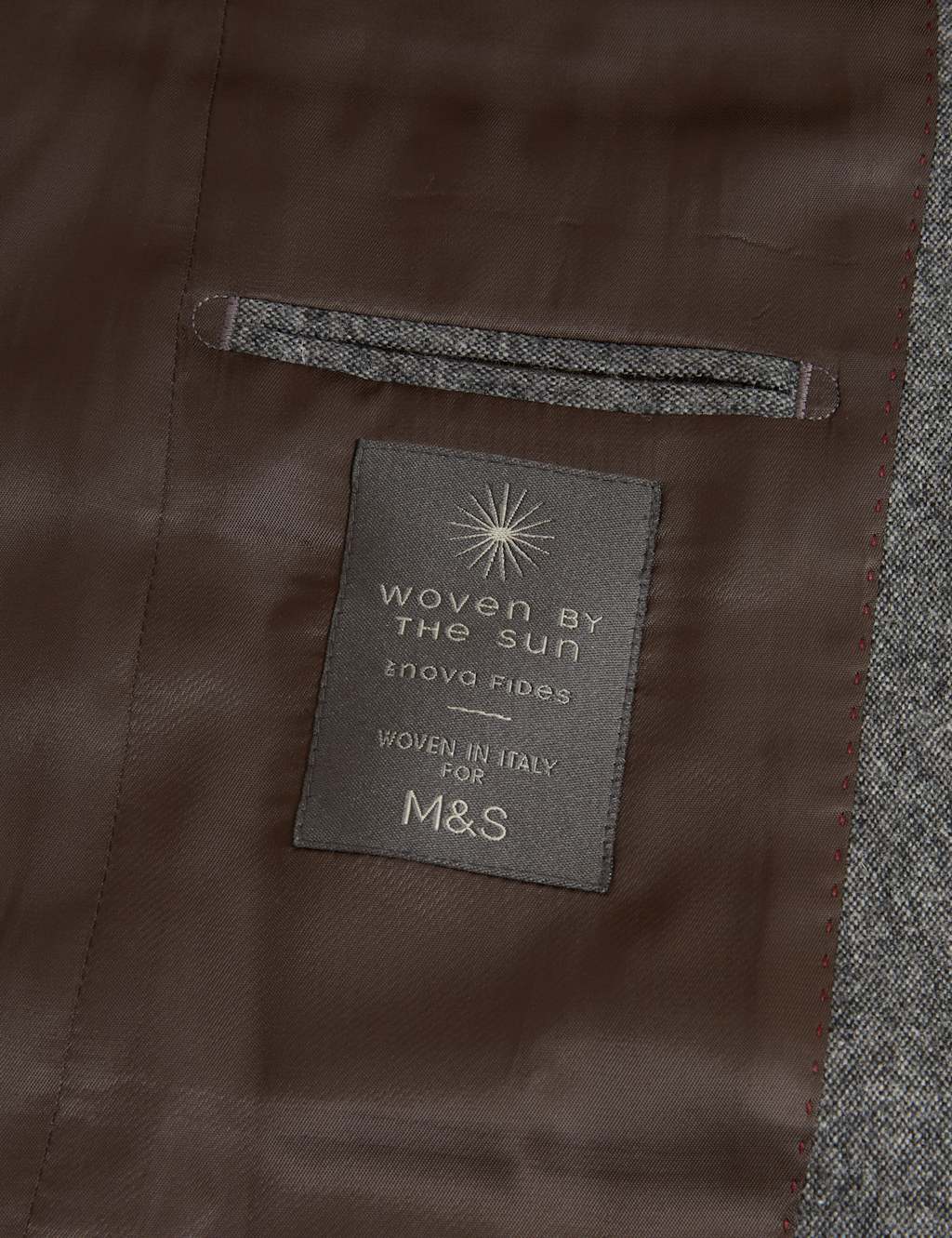 Tailored Fit Italian Wool Rich Suit Jacket image 3
