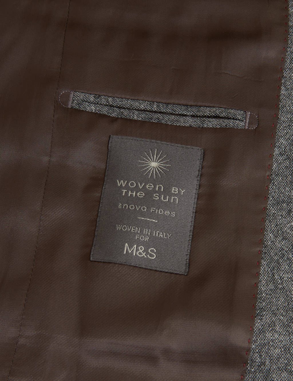 Tailored Fit Italian Wool Rich Suit Jacket image 6