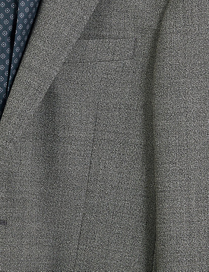 Regular Wool Blend Suit Jacket