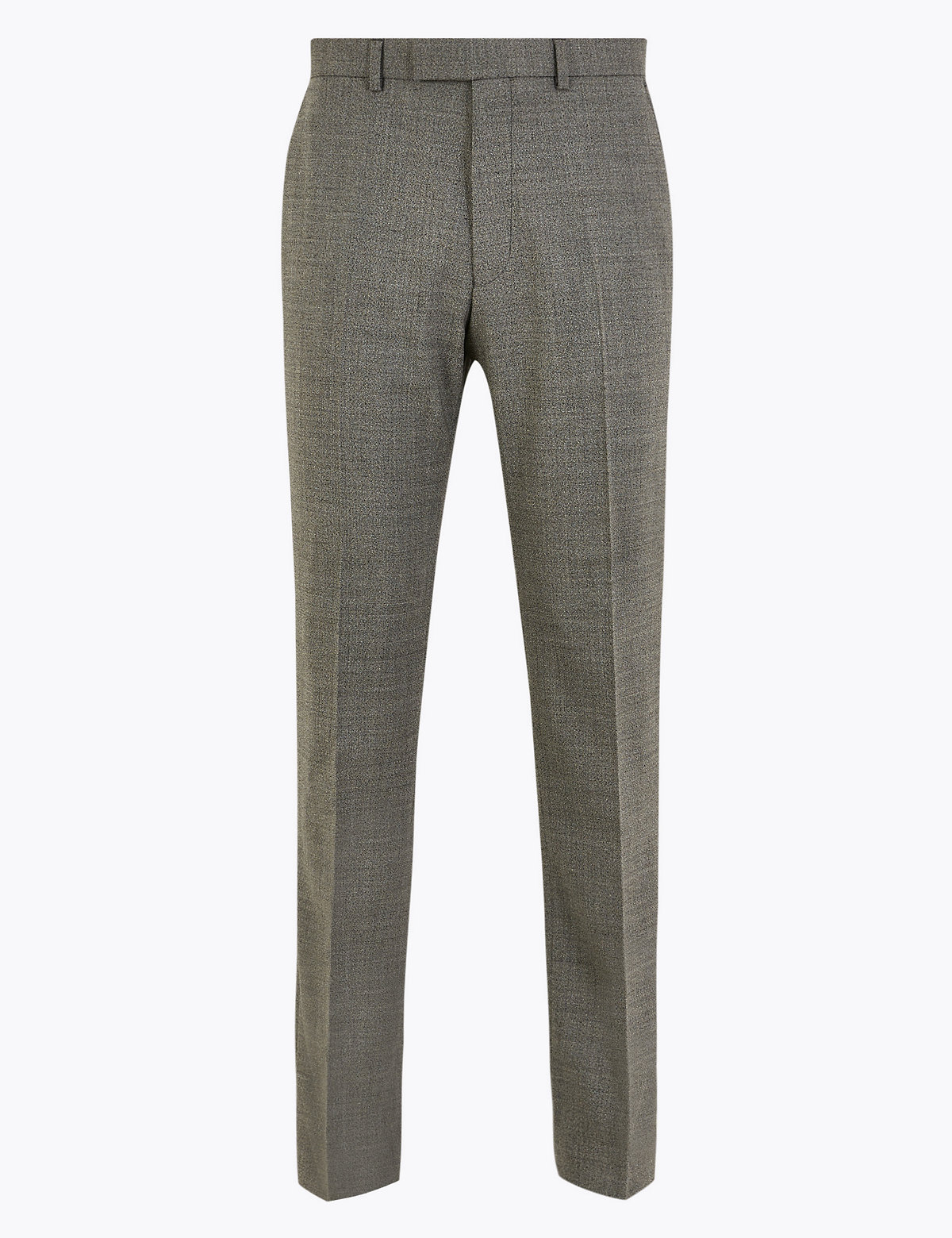 Grey Regular Fit Trousers