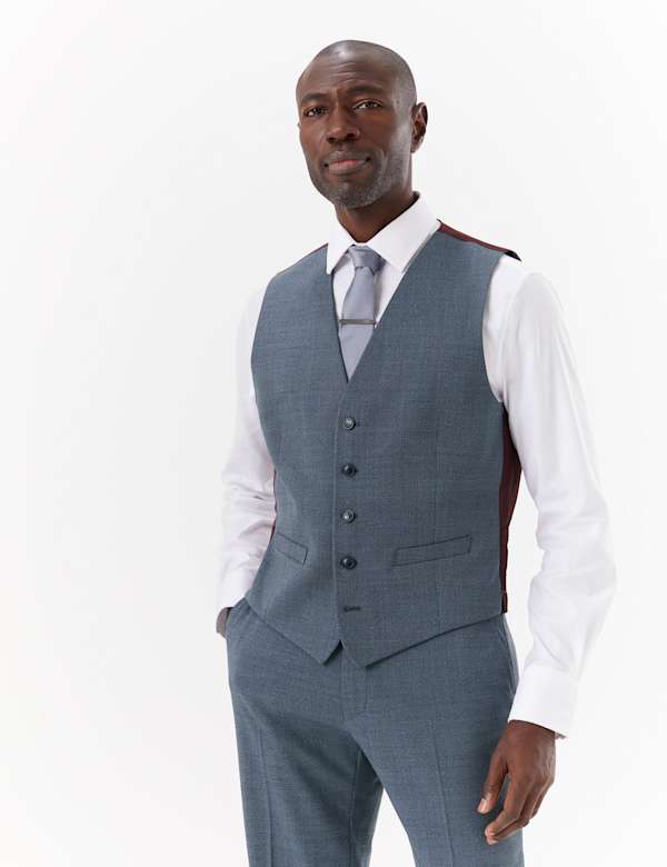 Regular Wool Blend Waistcoat