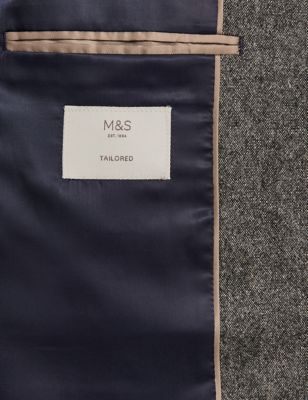 M&S Mens Tailored Fit Italian Wool Jacket