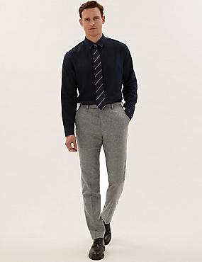 Tailored Fit Italian Wool Trousers