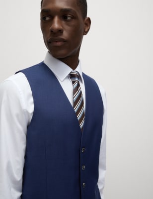 

Mens M&S Collection Waistcoat - Dark Indigo, Dark Indigo