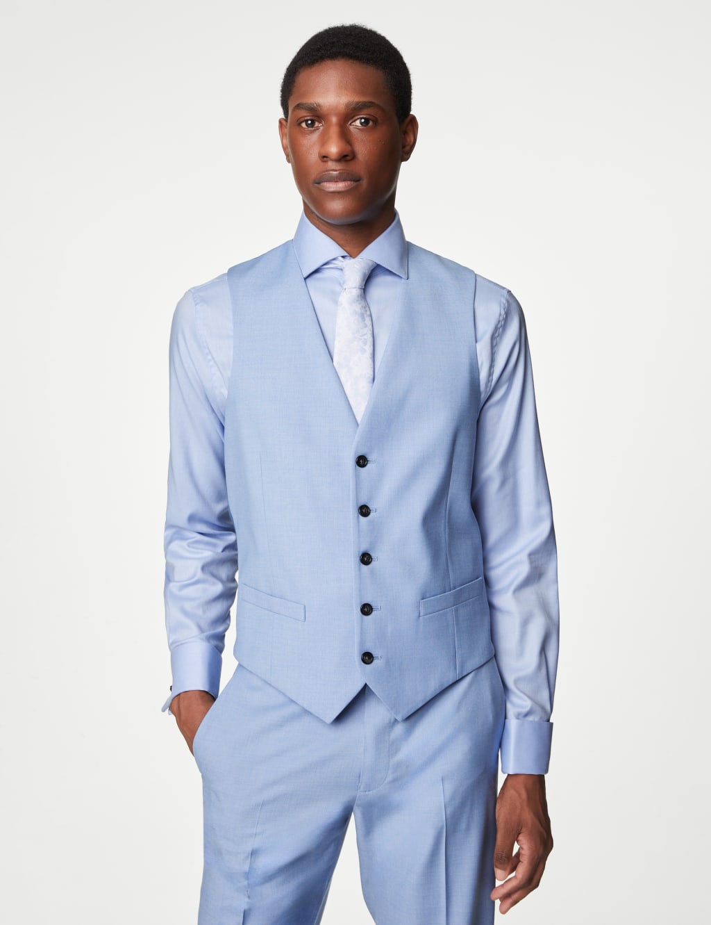 Waistcoat in blue colour clearance